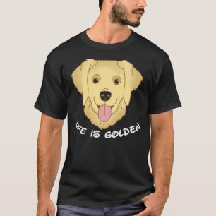 T-shirt La vie est Golden Retriever Dog 571