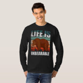 T-shirt La vie est insupportable (Devant entier)