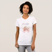 T-shirt La vie est meilleure au crabe de la plage (Devant entier)