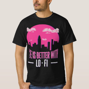 T-shirt La Vie Est Meilleure Avec Le Lo-Wifi