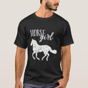T-shirt La Vie Est Meilleure Avec Les Chevaux Floral Horse