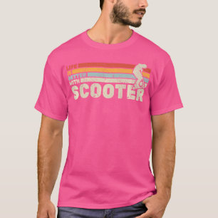 T-shirt La vie est meilleure avec Scooter Escooter Electro