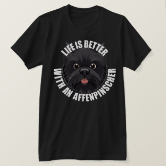 T-shirt La Vie Est Meilleure Avec Un Chien Chien Chien Coc