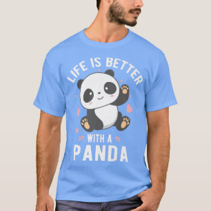 T-shirt La Vie Est Meilleure Avec Un Mignonne Ours Mignonn