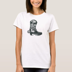 T-shirt La Vie Est Meilleure En Bottes