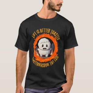 T-shirt La vie est meilleure grillée, tout comme les guima