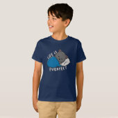 T-shirt La vie est parfaite - Chat couché (Devant entier)