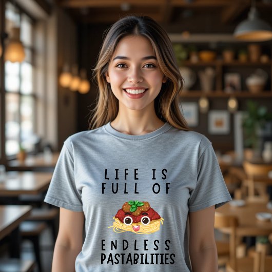 T-shirt La vie est pleine d'obligations alimentaires