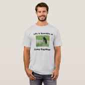 T-shirt La vie est supportable à, camp Eag… (Devant entier)