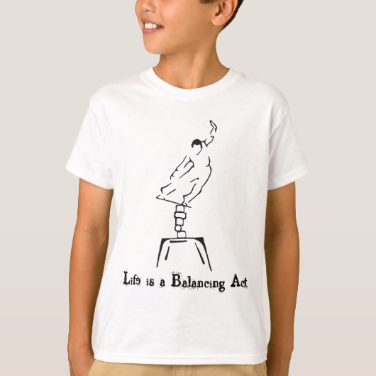 T-shirt La vie est tour d'adresse (Devant)