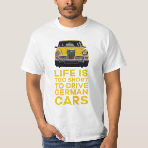 T-shirt La vie est trop courte pour conduire allemand Wols