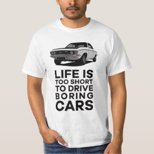 T-shirt La vie est trop courte pour conduire - Manta A en