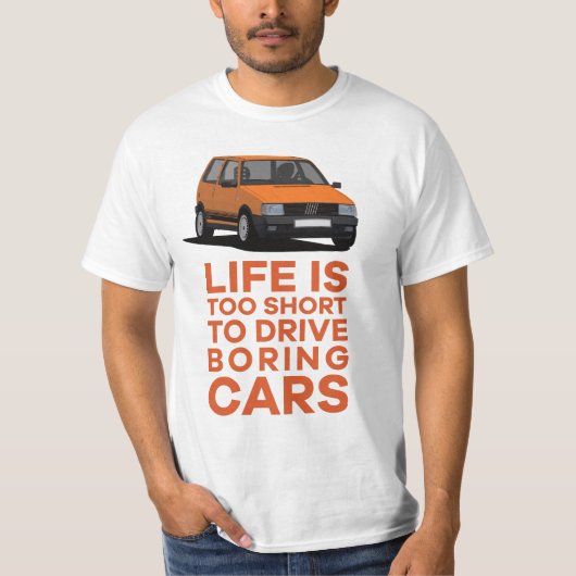 T-shirt La vie est trop courte pour conduire - Uno Turbo M (Devant)