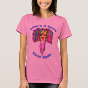 T-shirt La vie est un éloge - longue douille épique