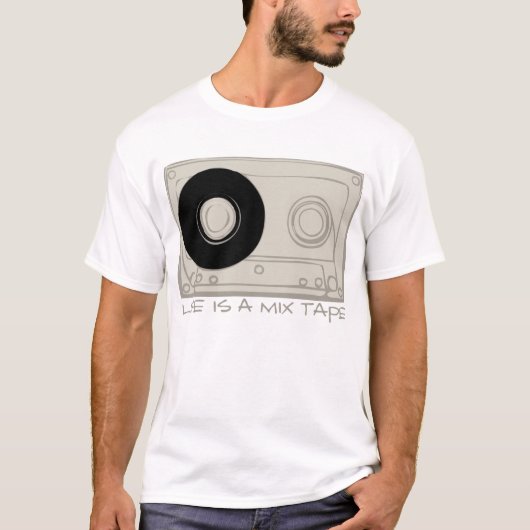 T-shirt La vie est un Mixtape (Devant)
