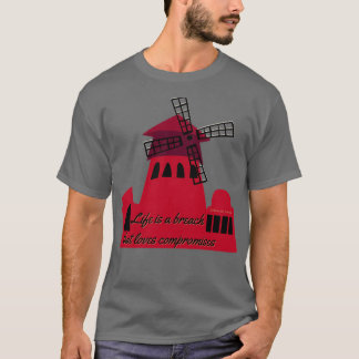 T-shirt La vie est une brèche qui aime les compromis Tenda
