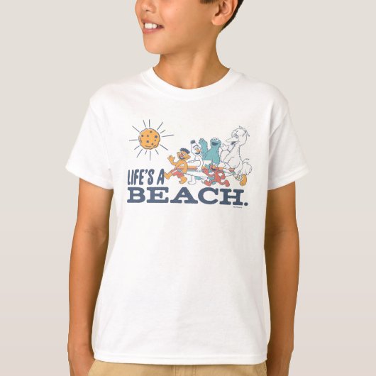 T-shirt La vie est une plage (Devant)