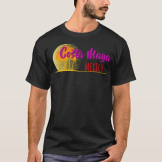 T-shirt La Vie Est Une Plage Costa Maya Mexique