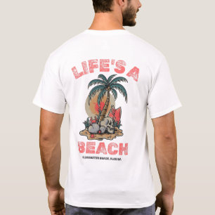 T-shirt La vie est une plage par Salty AF