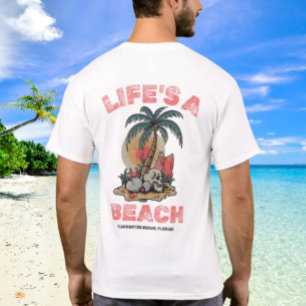 T-shirt La vie est une plage par Salty AF
