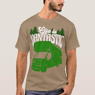 T-shirt La Vie Est Vantastique Camper Van Propriétaire Cad