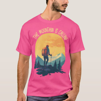 T-shirt La Vie Est Vraiment Bon Été Bon Randonnée Montagne