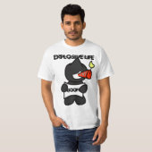 T-shirt la vie explosive (Devant entier)