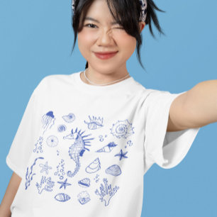 T-shirt La vie marine des méduses