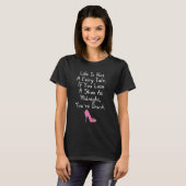 T-shirt La vie n'est pas conte de fées. Perdez une (Devant entier)