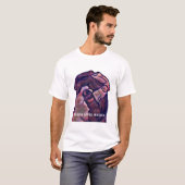 T-shirt la vie noire, (Devant entier)