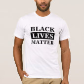 T-shirt La vie noire compte (Devant)