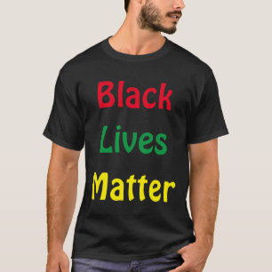 T-shirt La vie noire est importante contre le racisme