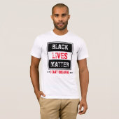 T-shirt La vie noire importe (Devant entier)