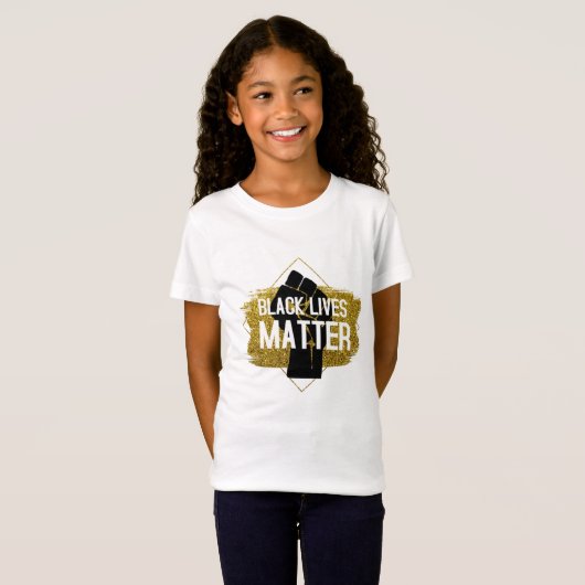 T-Shirt La vie noire importe (Devant entier)