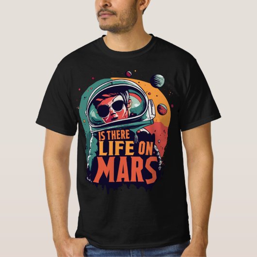 T-shirt La vie sur Mars (Devant)