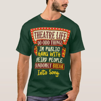 T-shirt La vie théâtrale