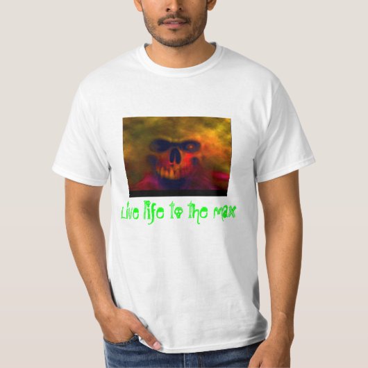 T-shirt "La vie vivante" à l'habillement maximum (Devant)