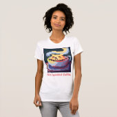 T-shirt La Vierge de pixel au cinéma (Devant entier)