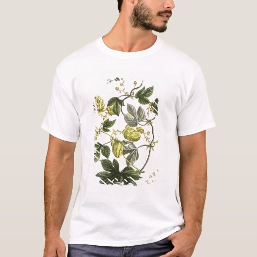 T-shirt La vigne d'houblon, "du jeune terrien", édité (Devant)