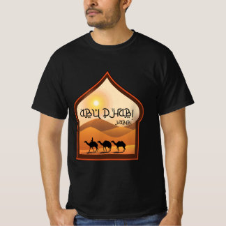 T-shirt La ville d'Abu dhabi dans les émirats arabes