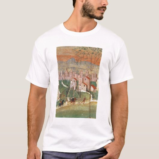 T-shirt La ville de Prato (fresque) (Devant)