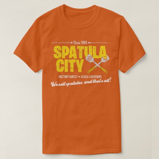 T-shirt La ville de Spatula en détresse (Design devant)