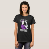 T-shirt La violence familiale, l'amour ne devrait pas fair (Devant entier)