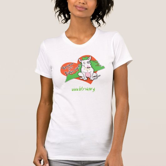 T-shirt La Virginie est pour des amants de Bullie (Devant)