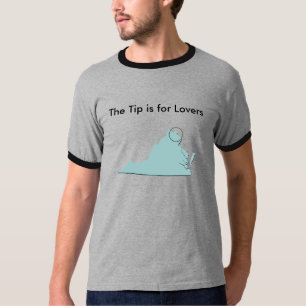 T-shirt La Virginie, le bout est pour des amants