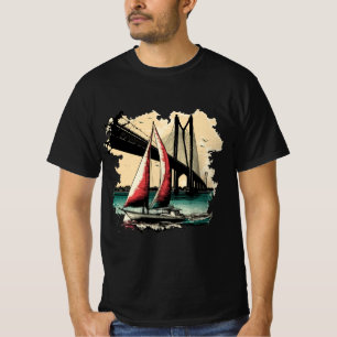T-shirt La voile dans la baie