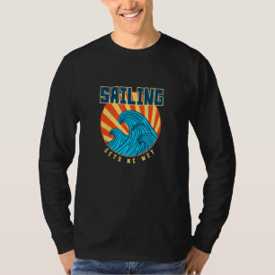 T-shirt La voile me donne humide Sports tropicaux Sunny