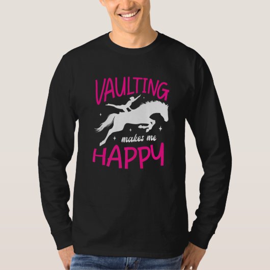 T-shirt La Voûte Me Rend Joyeuse Vaulting Pole Vaulting (Devant)
