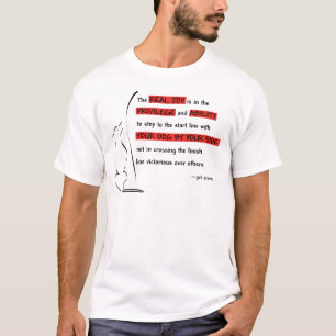 T-shirt La vraie joie de l'agilité