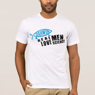 T-shirt La vraie Science d'amour d'hommes